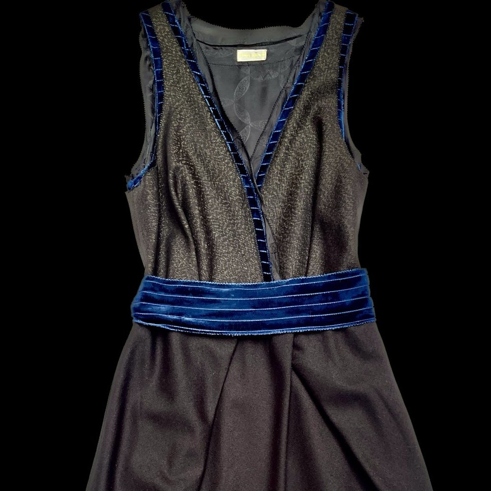 Auc Nina Ricci wool lace and velvet dress IT36 - Picture 14 of 14
